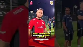 MOMEN LATIHAN PERDANA TIMNAS INDONESIA DI JEDDAH ARAB SAUDI 🤩 #oleromeny #beritatimnas
