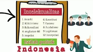 Kata-Kata İntelektual Politik Part 1 (Paling sering dipakai 2022)