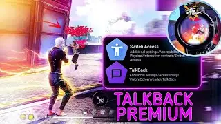 Talkback settings free fire | switch access settings free fire | Mobile headshot settings | talkback