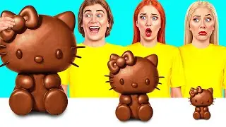 Big, Medium and Small Plate Challenge | Cool Food Tricks by Jelly DO Challenge