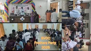2025 SVDC KADAPA FRESHERS PARTY 🥳🎉 SWEET MEMORIES #SVDC
