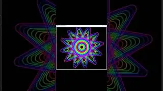 Amazing design using python turtle #short #python #pythonturtlegraphics #programming