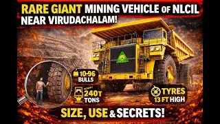 Rare Giant Mining Vehicle of NLCIL Near Virudachalam | Size, Use & Secrets
