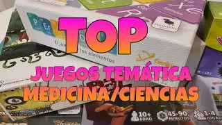 TOP JUEGOS DE MESA MEDICINA/CIENCIAS | Aprende Jugando y Cura con Estrategia