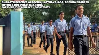 Bharath Defence Academy | morning assembly | INTERMEDIATE STUDENTS | kothavalasa | vizianagaram