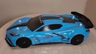 Arrma Infraction v2 C8 Corvette Body And Build.