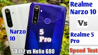 Realme Narzo 10 vs Realme 5 Pro Speed Test | Comparison |