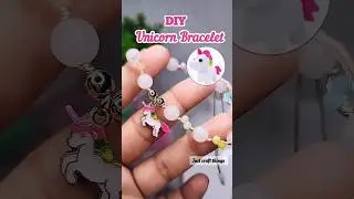 Браслет-единорог своими руками🦄✨ | Простая идея для самостоятельного изготовления #DIYJewelry #Un...