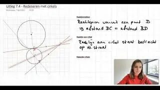 Moderne Wiskunde V5wisB 7.4 Redeneren met cirkels