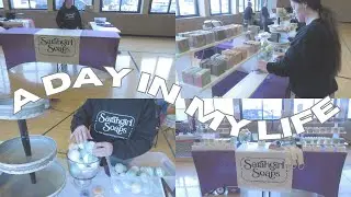 Craft Show Day!   Selling soap at a craft show. #soapmaker #vlog #dayinthelife #craftshow
