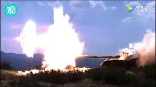 China tank active protection system demonstration. GL-5 active protection system