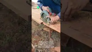 Cutting Wood with a Circular Saw | Fast & Precise Carpentry Work