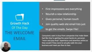 StarSocialMedia - Growth Hack #2: The Welcome Email