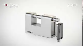 DiSec - MG600 | magnetic key padlock / lucchetto con chiave magnetica