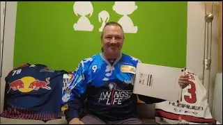 Unboxing a Game Worn Specialty Jersey from RedBull M&uuml;nchen