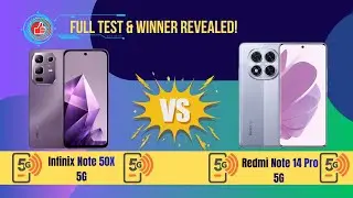 Infinix Note 50X 5G vs Redmi Note 14 Pro 5G | Full Comparison – Camera, Battery, Performance