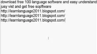 Download Free Language Software more then 100 Languages