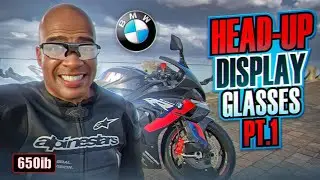 UNBOXING & USING BMW Connected Ride SMARTGLASSES | AMAZING Heads-Up Display!