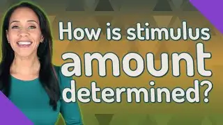 How is stimulus amount determined?
