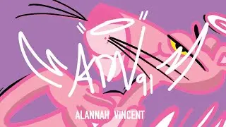 PINK PANTHER- Attempting to Draw in Salmos Graffiit Style