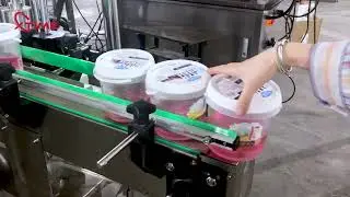 Fully automatic plastic bucket film rolling and sealing machine
