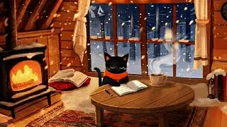 Cozy Winter Cabin Night ❄️🔥 | Calm Lo-Fi Beats for Study, Sleep & Relax