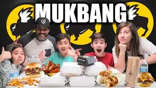 Buffalo Wild Wings Mukbang | Large Family Buffalo Wild Wings Taste Test | WHAT DID WE ORDER?