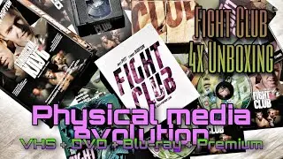 Fight Club - Black Barons Limited Steelbook Edition [Unboxing VHS DVD Blu-ray Review Brad Pitt]