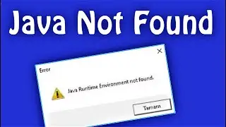 How to fix Java Runtime Error Minecraft (English) Java Runtime Environment Not Found Windows 10