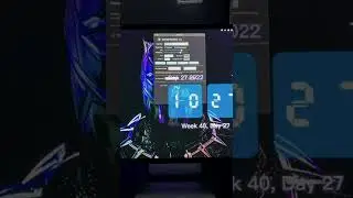 iMac and MacBook Pro customization tip! Desktop Flip Clock Countdown! #shorts