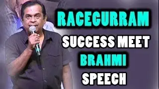 Brahmanandam Speech @ Race Gurram Movie Success Meet | Silly Monks