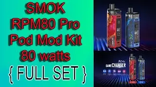 SMOK RPM80 PRO POD MOD KIT { FULL SET } UNBOXING TAGALOG