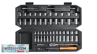 VEVOR Socket Set 1 4 Inch Drive Socket and Ratchet Set 6 Point Socket