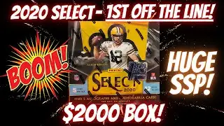 2020 Select Football 1ST OFF THE LINE Hobby Box Opening.  HUGE QB SSP!! $2000 Box!