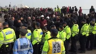 Arrests in Dover at immigration protests