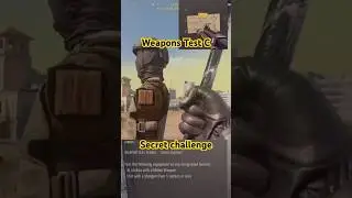 Weapons Test &lsquo;C&rsquo; - New Secret Challenge - #warzone #cod #gaming #fps #callofduty #gameplay #shorts