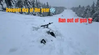 2 HOURS in the Deepest Snow All Year | Skidoos Breaking, No Gas, No Quitting