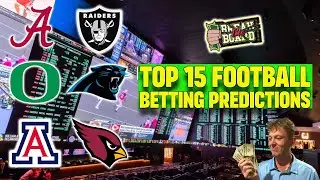 Oct 11 12 NFL & NCAAF Top 15 Best Bets & Betting Trends  Under 8 Minutes    RJ Cash Break the Board