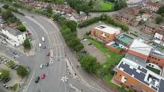 Drone Pilot first trial flying over UK nice generic music and first time flyer attempt at videografy