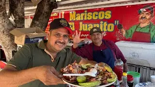 Platillo de mariscos para dos personas 
