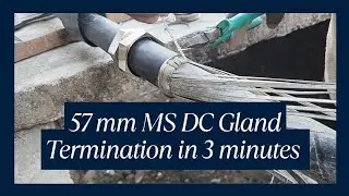 3.5C x 240 Sqmm Armoured Cable Glanding | Step-by-Step Electrical Tutorial