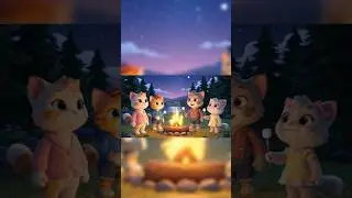 Cozy Camping Night  | Pawsy Family | Animation for Kids