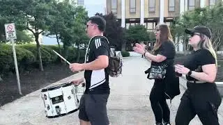 Fans getting hyped up for the first Decatur FC matchup