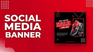 How To Make A Social Media Banner | Canva Tutorial | Designtalk |