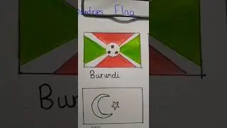 Burundi flag 🇧🇮| #shorts #countryflag #burundi