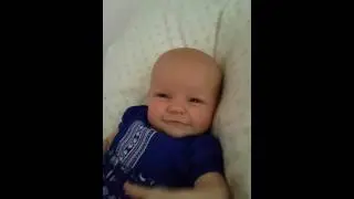 Little Genevieve making some noises.