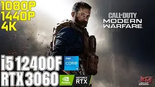 Call of Duty: Modern Warfare 2019 | i5 12400F + RTX 3060 | 1080p, 1440p, 4K benchmarks!