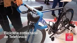 Bicicleta conectada de Telef&oacute;nica