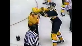 Dave Richter Vs. Gord Kluzak Oct. 21st, 1987