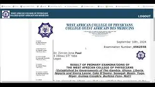 print wacp result letter